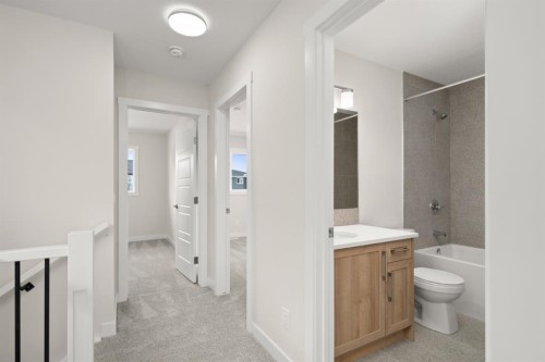 98 Sora Gardens Se, Calgary, AB - Indoor Photo Showing Bathroom
