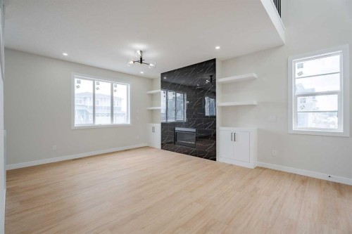 2045 Waterbury Road, Chestermere, AB - Indoor With Fireplace