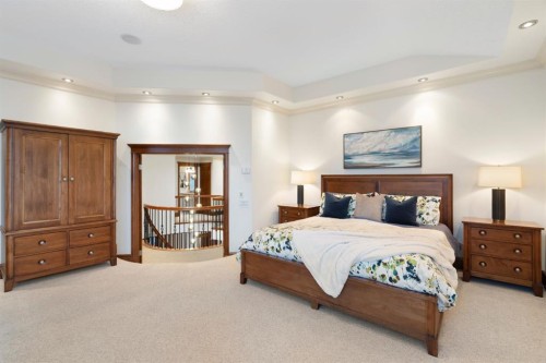 48 Coulee Park Sw, Calgary, AB - Indoor Photo Showing Bedroom