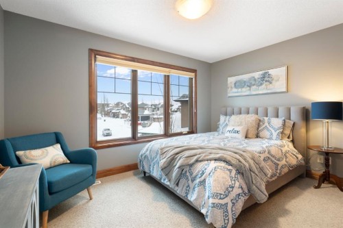 48 Coulee Park Sw, Calgary, AB - Indoor Photo Showing Bedroom