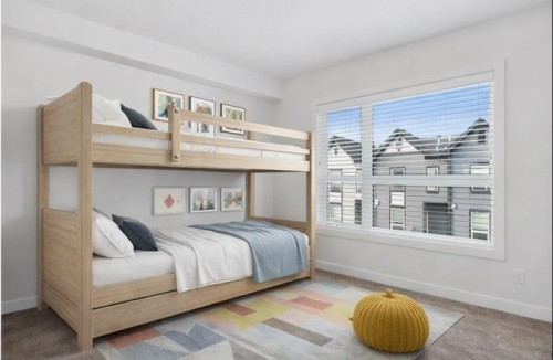 118 Evanscrest Manor Nw, Calgary, AB - Indoor Photo Showing Bedroom