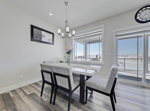 125 Westview Drive, Nanton, AB - Indoor Photo Showing Dining Room