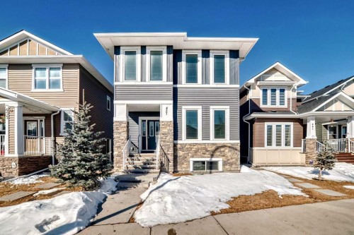437 Redstone Grove Ne, Calgary, AB - Outdoor With Facade