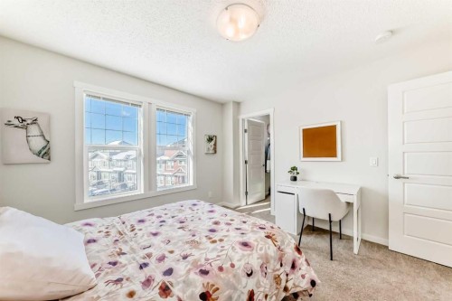 272 Cranbrook Square Se, Calgary, AB - Indoor Photo Showing Bedroom