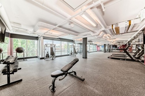 325-110 18A Street Nw, Calgary, AB - Indoor Photo Showing Gym Room