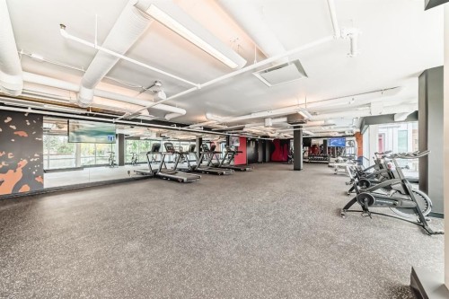 325-110 18A Street Nw, Calgary, AB - Indoor Photo Showing Garage