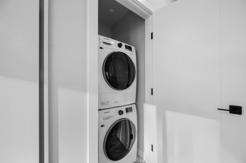 307-8375 Broadcast Avenue Sw, Calgary, AB - Indoor Photo Showing Laundry Room