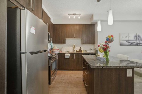 206-12 Sage Hill Terrace Nw, Calgary, AB - Indoor Photo Showing Kitchen With Upgraded Kitchen