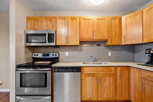 338 Georgian Villas Ne, Calgary, AB - Indoor Photo Showing Kitchen With Double Sink