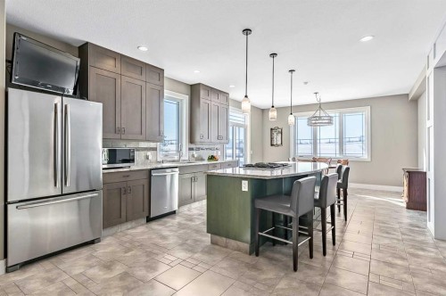 108 Ravencrest Drive, Rural Foothills County, AB - Indoor Photo Showing Kitchen With Upgraded Kitchen