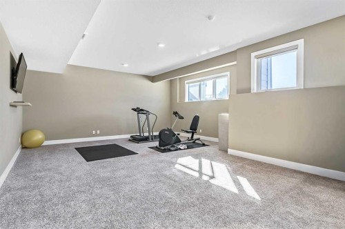 108 Ravencrest Drive, Rural Foothills County, AB - Indoor Photo Showing Gym Room
