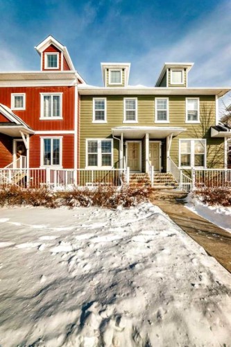 38 Auburn Bay Link Se, Calgary, AB - Outdoor With Deck Patio Veranda With Facade