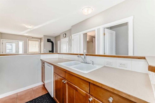 309-1540 17 Avenue Sw, Calgary, AB - Indoor Photo Showing Kitchen With Double Sink
