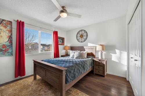 131 Covepark Place Ne, Calgary, AB - Indoor Photo Showing Bedroom