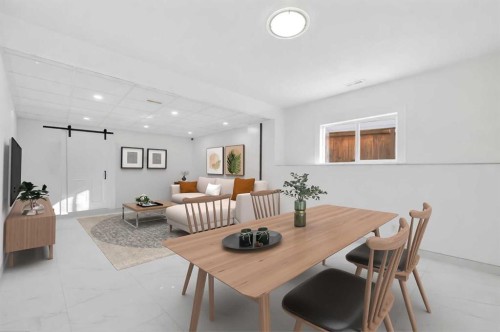 131 Covepark Place Ne, Calgary, AB - Indoor Photo Showing Dining Room