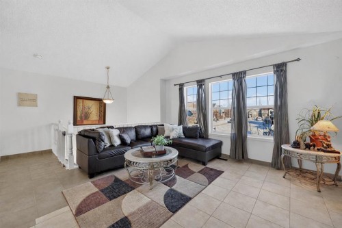 131 Covepark Place Ne, Calgary, AB - Indoor Photo Showing Living Room
