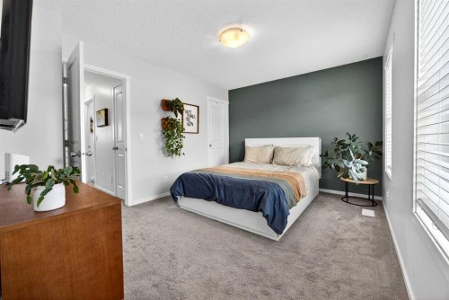 369 Walden Parade Se, Calgary, AB - Indoor Photo Showing Bedroom