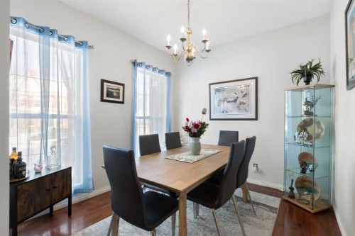 25 Promenade Way Se, Calgary, AB - Indoor Photo Showing Dining Room