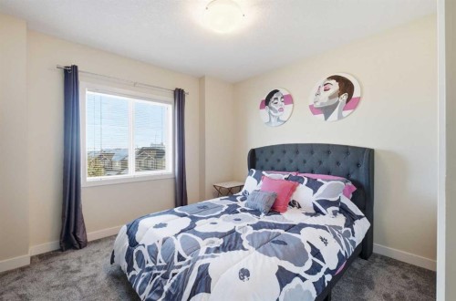 53 Sagehill Common Nw, Calgary, AB - Indoor Photo Showing Bedroom