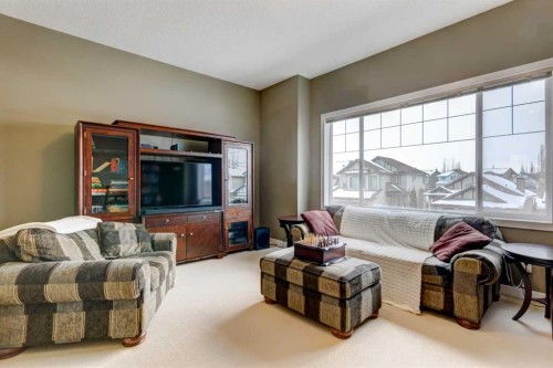 185 Brightonstone Landing Se, Calgary, AB - Indoor Photo Showing Living Room