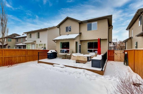 185 Brightonstone Landing Se, Calgary, AB - Outdoor With Deck Patio Veranda With Exterior