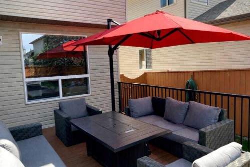 185 Brightonstone Landing Se, Calgary, AB - Outdoor With Deck Patio Veranda With Exterior