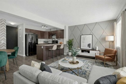 254 Pantego Lane Nw, Calgary, AB - Indoor Photo Showing Living Room