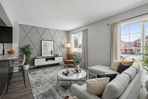 254 Pantego Lane Nw, Calgary, AB - Indoor Photo Showing Living Room