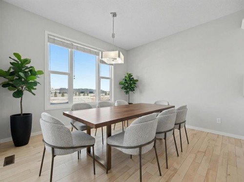 2148 Brightoncrest Green Se, Calgary, AB - Indoor Photo Showing Dining Room