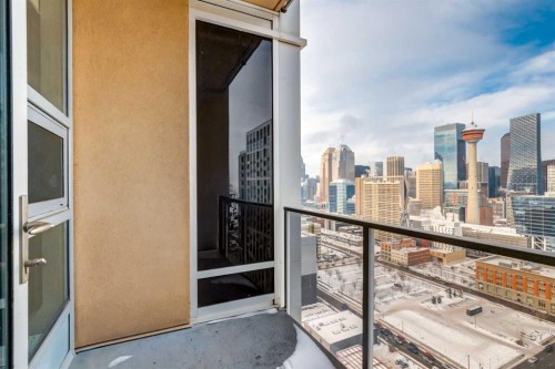 2704-211 13 Avenue Se, Calgary, AB - Outdoor With Balcony With Exterior
