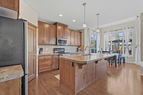 883 Auburn Bay Boulevard Se, Calgary, AB - Indoor Photo Showing Kitchen