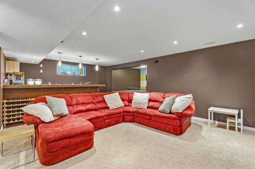 883 Auburn Bay Boulevard Se, Calgary, AB - Indoor Photo Showing Living Room