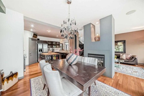 206 Tuscany Ravine Close Nw, Calgary, AB - Indoor Photo Showing Dining Room