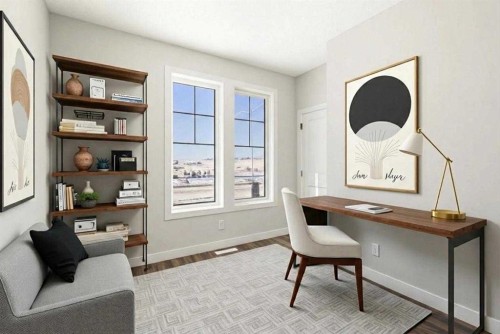 14926 24 Street Nw, Calgary, AB - Indoor Photo Showing Office