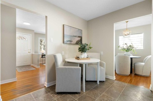 123 Glacier Drive Sw, Calgary, AB - Indoor Photo Showing Dining Room