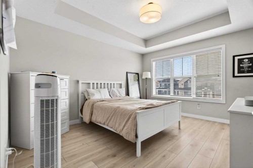 1220 Cornerstone Way Ne, Calgary, AB - Indoor Photo Showing Bedroom