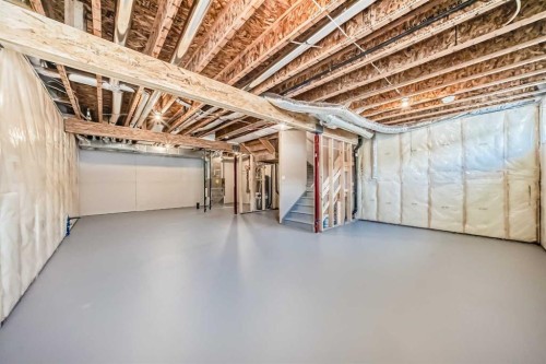 54 Bartlett Row Se, Calgary, AB - Indoor Photo Showing Basement