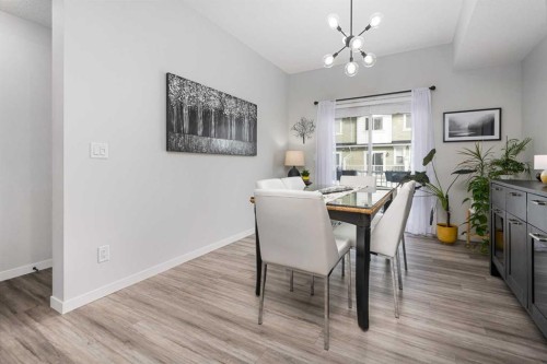 325 Copperstone Manor Se, Calgary, AB - Indoor Photo Showing Dining Room