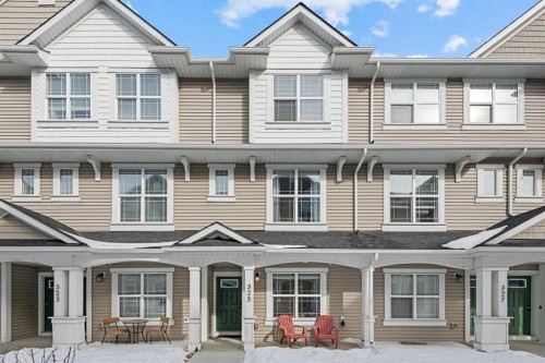 325 Copperstone Manor Se, Calgary, AB - Outdoor With Deck Patio Veranda With Facade