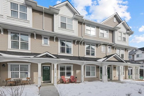 325 Copperstone Manor Se, Calgary, AB - Outdoor With Deck Patio Veranda With Facade