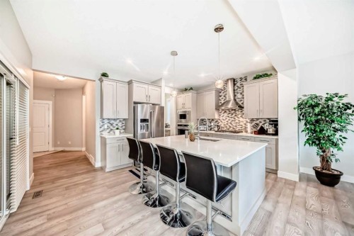 477 Legacy Boulevard Se, Calgary, AB - Indoor Photo Showing Kitchen With Stainless Steel Kitchen With Upgraded Kitchen