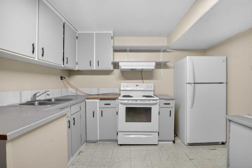 3204 Riel Place Se, Calgary, AB - Indoor Photo Showing Kitchen With Double Sink