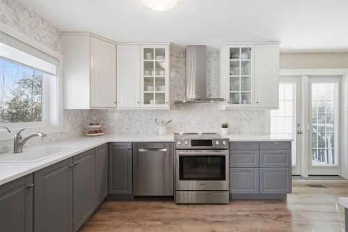 132 Shawcliffe Circle Sw, Calgary, AB - Indoor Photo Showing Kitchen With Upgraded Kitchen