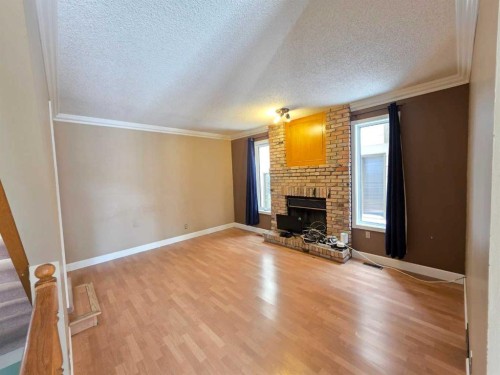 52 Sunvale Mews Se, Calgary, AB - Indoor Photo Showing Other Room With Fireplace
