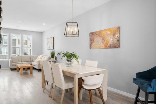 92 Wolf Gate, Okotoks, AB - Indoor Photo Showing Dining Room
