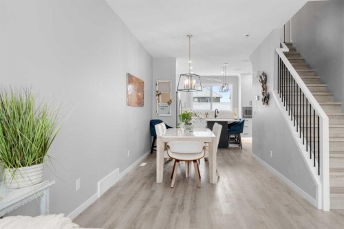 92 Wolf Gate, Okotoks, AB - Indoor Photo Showing Dining Room