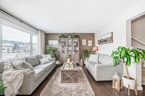 117 Sunset Common, Cochrane, AB - Indoor Photo Showing Living Room