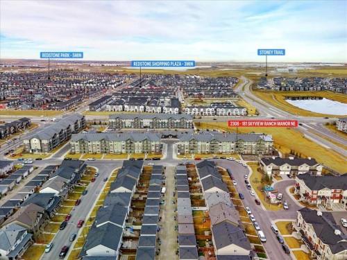 2308-181 Skyview Ranch Manor Ne, Calgary, AB - Outdoor With View