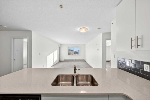 2308-181 Skyview Ranch Manor Ne, Calgary, AB - Indoor Photo Showing Kitchen With Double Sink