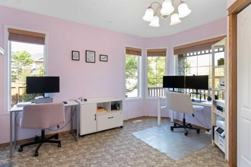 235 Everwillow Close Sw, Calgary, AB - Indoor Photo Showing Office